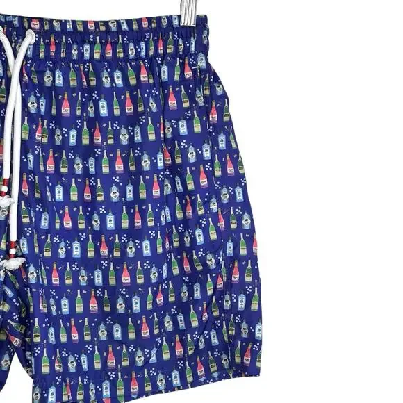 Johnny Brasco Cocktail Swim‎ Shorts Trunks Happy Hour Mens Large Party Vegas - Picture 5 of 12